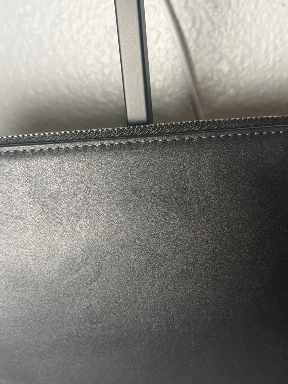 Coach Signature C Large Wristlet Pouch Black Calf Leather - Picture 6 of 8